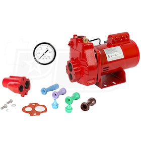 View Red Lion 16.2 GPM 3/4 HP Premium Cast Iron Convertible Jet Pump w/ Injector Kit