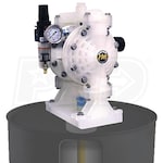 Versa-Matic E5 - Air-Powered Non-Metallic Drum Pump w/ Teflon® (PTFE) Seal