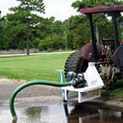 Tractor Using PTO Pump to Transfer Water