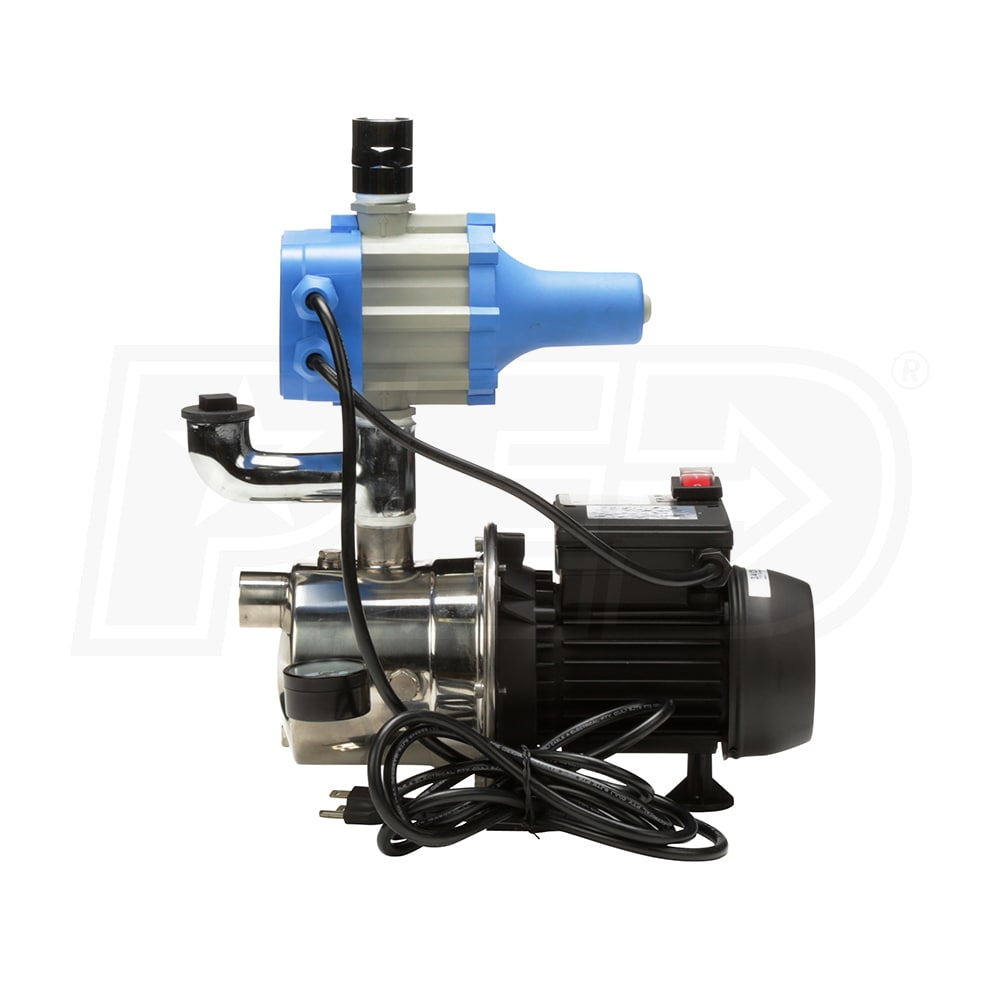 Burcam 506532SS Pumps 16 GPM 3/4 HP Stainless Steel Shallow Well Dual