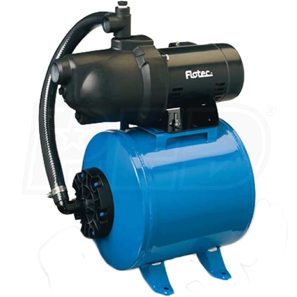 Flotec FP401215H11 FP401215H 8 GPM 1/2 HP Thermoplastic Shallow Well