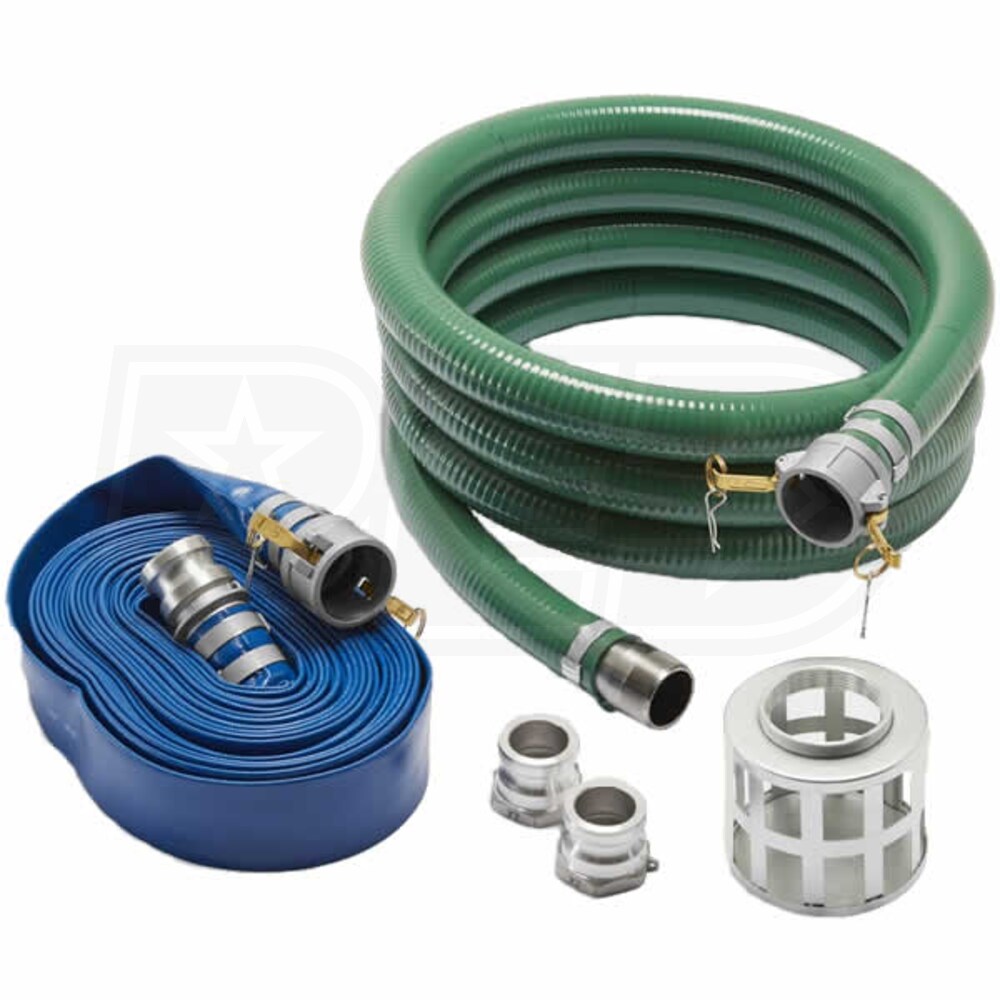 Kohler TP4.0D 476 GPM 4Inch Diesel Trash Pump w/ Mobility & Hose Kit