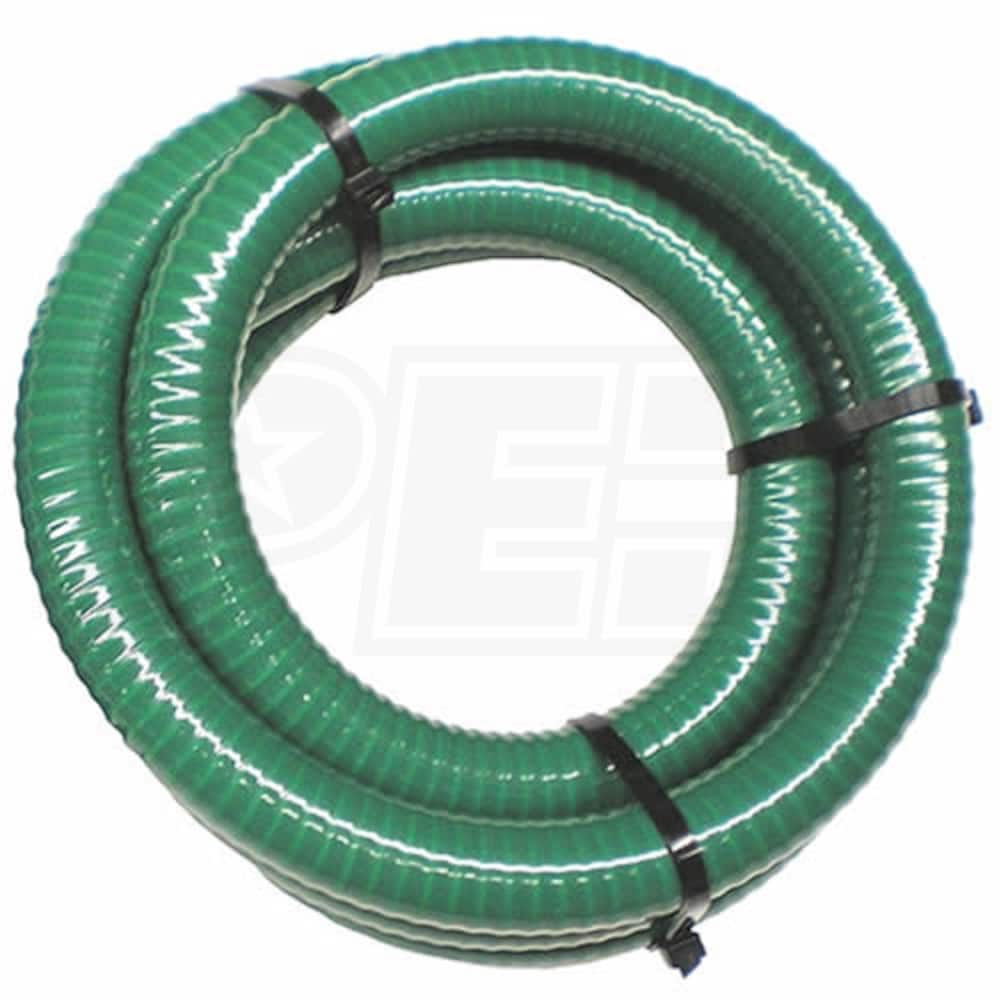 Suction Delivery Hose Grey 38mm 1 1/2" x 10m Sullage discharge heavy duty PVC 