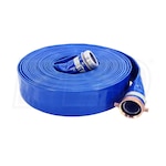 Baron Tools Industrial Water Pump PVC Discharge Hose 2" X 25 Feet 