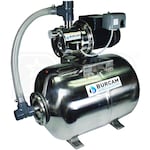 Burcam Pumps 16 GPM 3/4 HP Stainless Steel Shallow Well Jet Pump w/ 16 Gal. Stainless Steel Tank