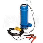 Sandpiper PortaPump® 43 GPM 12-Volt Submersible Utility Pump w/ 30' Power Cord