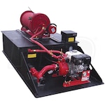 CET Forest Pack Fire Fighting Skid Mount Electric Start Water Pump Package w/ 6 HP Honda GX Engine