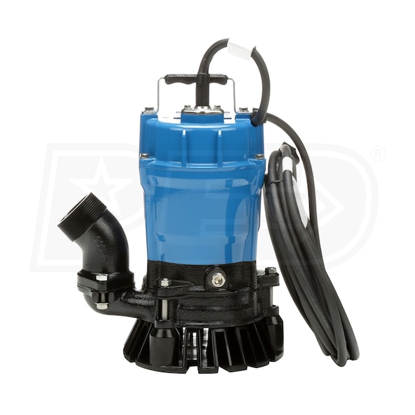 Tsurumi HS2.4S-62 Semi-Vortex Submersible Trash Pump with Agitator 2 1/2 HP for sale online