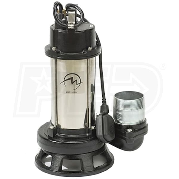 Magnum MST3101A 100 GPM 3Inch Submersible Trash Pump w/ Float Switch