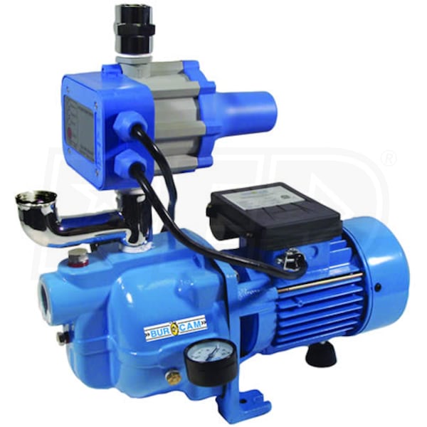 BurCam 503232S 15 GPM 3/4 HP Cast Iron Shallow Well Dual App. Pump