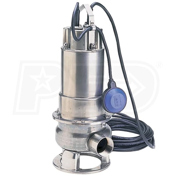 1 ph, 60 Hz Chicago Pneumatic WEDA 04S sludge/trash pump 71USGPM 115 or 230 
